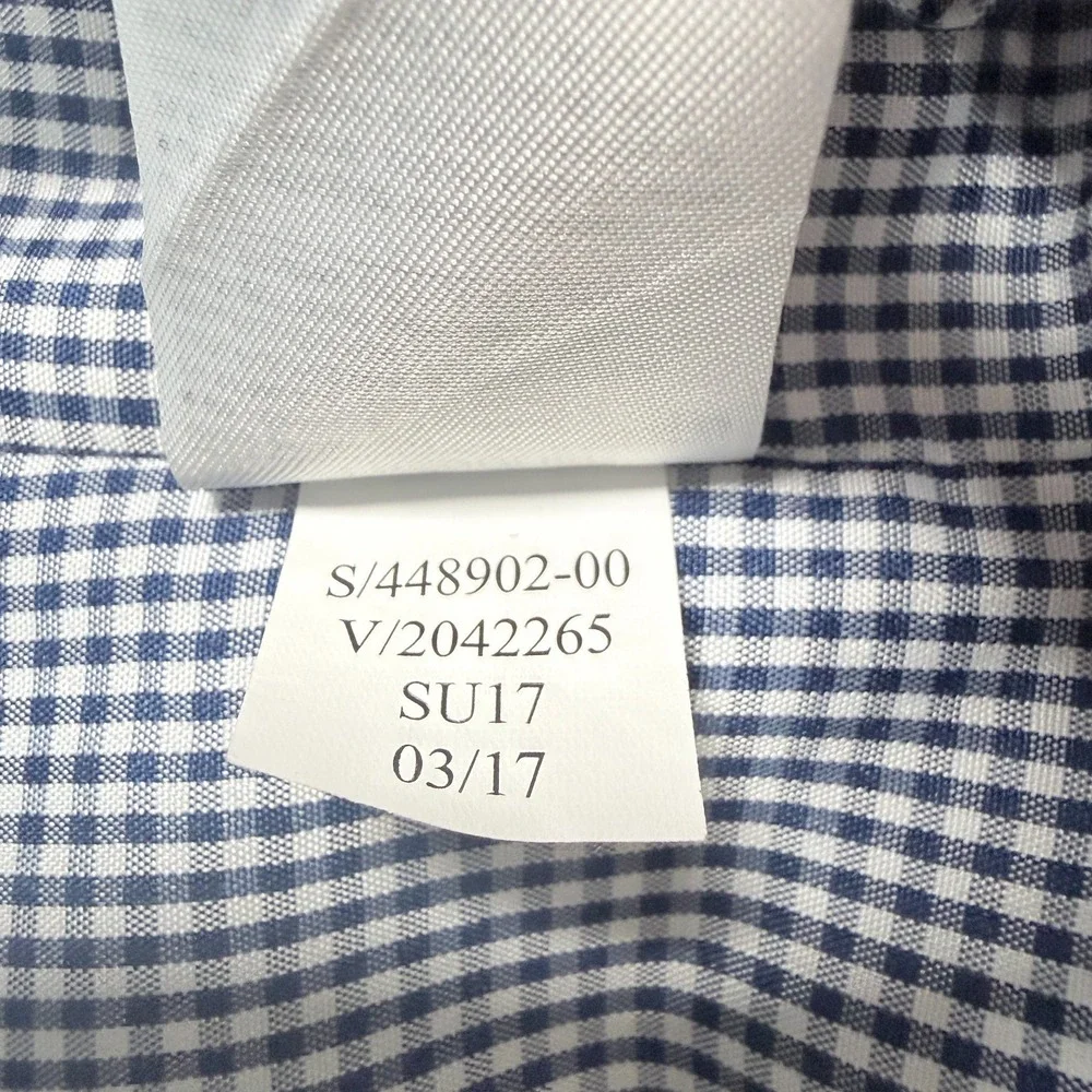 BANANA REPUBLIC Solid Khaki Cotton Blend Mens Sport Coat Blazer - 44 Regular